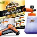 2-in-1 Foam Cannon Kit, Car Cleaning Kit Connects to Power Washers and Garden
