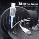 Essri USB C to USB C Cable 3FT for Apple iPhone 17 16 Charger Cord,4Pack 60W C to C Cable Fast Charging Wire for iPhone 16 15 Pro Plus Pro Max iPad Pro/Air MacBook Pro/Air,for Galaxy S24 S23 and More
