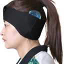 Post Surgical Otoplasty Compression Headband Post-op Recovery Ear Band with Cold Packs Compression Ear Band for Women and Men