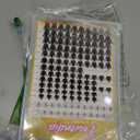 Fowendia Manga Lash Clusters California Sunset Lashes Clusters 8-18mm Fairy Eyelash Clusters DIY Lash Spikes Extension 0.3mm Wispy Individual Cluster Eyelash Extensions