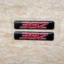 TOOLEPIC for Dodge Challenger Charger Durango and Jeep Grand Cherokee Key fob Badges 2015-2025-Set of 2 - Finest Vehicle Emblems Accessories for 392 Hemi, Ideal for Decoration - Ruby Red