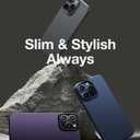TORRAS Slim Fit Designed for iPhone 15 Pro Max Case 6.7 inch, Ultra-Thin 15 Pro Max Case 2023, Lightweight Hard PC Cover Phone Cases for iPhone 15 Pro Max Phone Case Purple, OriginFit