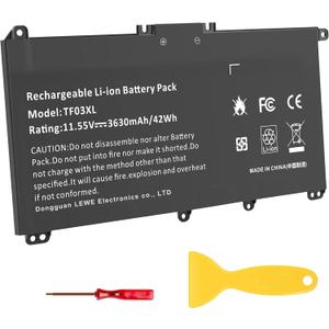 TREE.NB TF03XL 920070-855 Spare Battery for HP Pavilion x360 14m-cd0001dx 14m-cd0003dx 15-cc0xx 15-cc023cl 15-cc123cl 920046-121 920046-421(Not Compatible with LK03XL LE03XL)