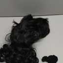 Curly Mullet Wig Black Men Wigs 80s Male Halloween Costumes Punk Rocker Wig