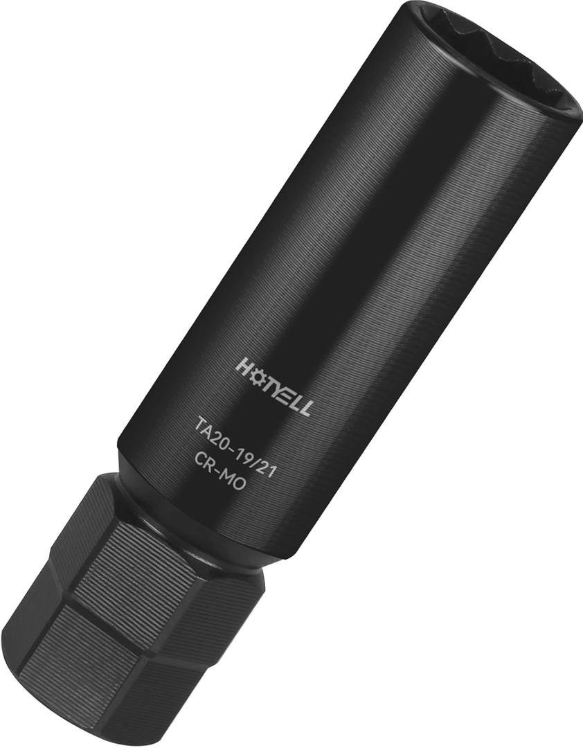 10 Spline Lug Nut Key, Thicker Wall 10-Spline Lug Nut Socket Set, Break-Resistant Wheel Lugnut Removal Tool for Aftermarket Locking Lug Nuts, Compatible with Bimecc Lug Nuts (TA20-19/21)