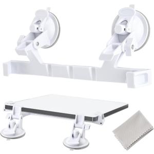 Starlink Mini Car Mount for Dashboard, Suction Cup Mount for Dashboard & Windshield Ensures Stable Satellite Signal While Driving, Suitable for Most Vehicles(White)