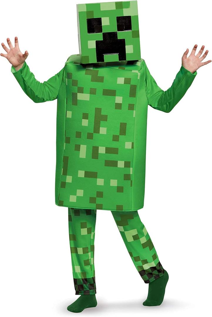 Disguise Creeper Deluxe Minecraft Costume, Small (4-6)