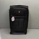 SwissGear Sion Softside Expandable Luggage, Black, Carry-On 21x 14-Inch