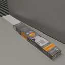 Cordless Room Darkening Mini Blind - 34 Inch Width, 64 Inch Length, 1" Slat Size - Gray - Cordless GII Deluxe Sundown Horizontal Windows Blinds for Interior by Achim Home Decor