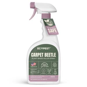 Carpet Beetle Spray – Natural, Plant Based Killer for Carpet Beetles, Eggs & Nymphs | Fabric & Furniture Safe Home Treatment for Indoor Use | Child & Pet Safe, Low Odor, Eco Friendly (22 oz)