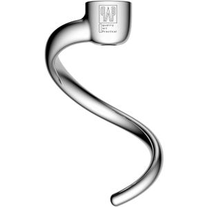 Stainless Steel Spiral Dough Hook Replacement for KitchenAid 4.5QT & 5QT Bowl Tilt-Head Stand Mixers, Rustproof & Easy Clean, Efficient Kneading for Bread, Pizza, Pasta, Cookies (SH5)