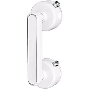 KAFENDA New Powerful Large Suction Cup Handle, Glass Door and Window Handle, Cabinet, Refrigerator, Furniture Auxiliary Handle, no Need for Drilling Installation, Detachable (Large White)
