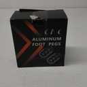 AnXin Foot Pegs Footpegs Footrests Foot for KLX300 KLX300R KLX300SM 97-07 20-24 KLX250 06-20 KLX250S 09-14 KLX250R 94-96 KLX650 93-96 Dirt Bike Black