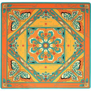 FUYIHGL Aesthetic Mahjong Mat for Table with Rules: 33" Noise Reduction & Non-Slip Neoprene American Mah Jong Tabletop Cloth Cover - Mah Jongg Accessories and Gifts for Beginner Lovers Party Travel