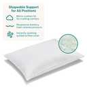 Sleep Innovations Quilted Memory Foam Micro-Cushion Pillow Queen