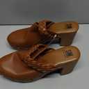 Women's Slip On Wood Clogs Morel Cognac, Size
