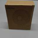 JZCreater USB Desk Fan, Mini Fan Portable, 3 Speeds Desktop Table Cooling Fan, Plug in Power Fan, Rotation Strong Wind, Quiet Personal Small Fan for Home Desktop Office Travel Bedroom, Apple Green