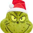 The Grinch Plush Pillow Cushion for Bed, Couch, Throw Pillows Room Decor Christmas Home Decor Accessories, Funny Xmas Gifts