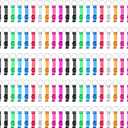 100 Pack Bottle Opener Keychain Bulk, Colorful Beer Bottle Openers Metal Keychain Bottle Opener, Beverage Bottle Opener Tiny Bottle Opener Keychain Bottle Opener Party Favor(Colorful, 100Pcs)