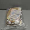 3-Tier Decorative Cotton Rope Hanging Basket, Wall-Mounted Woven Storage Organizer Bag, White + Jute