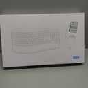 Wireless Keyboard and Mouse Combo,2.4G Full Size Wave Keys Ergonomic Keyboard with Wrist Rest for Natural Typing, 3 DPI Adjustable Ergonomic Silent Mouse for Computer/Laptop/Windows/Mac (Gray)