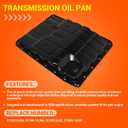 Transmission Oil Pan Compatible with 2009-2020 Nissan 370Z 2017-2022 Armada 2008-2013 Infiniti G37 FX37 M37 FX35 FX50 2011-13 QX56 M56 2014-2019 Q50 Q60 Q70 Replaces # 31390-1XJ0C