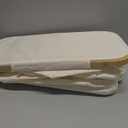 efluky Slim Laundry Hamper with Wheels, Narrow Laundry Basket with Lid and Removable Bag, Aesthetic Dirty Clothes Hamper on Wheels for Laundry Room, Bedroom, Dorm and Bathroom, 75L Beige