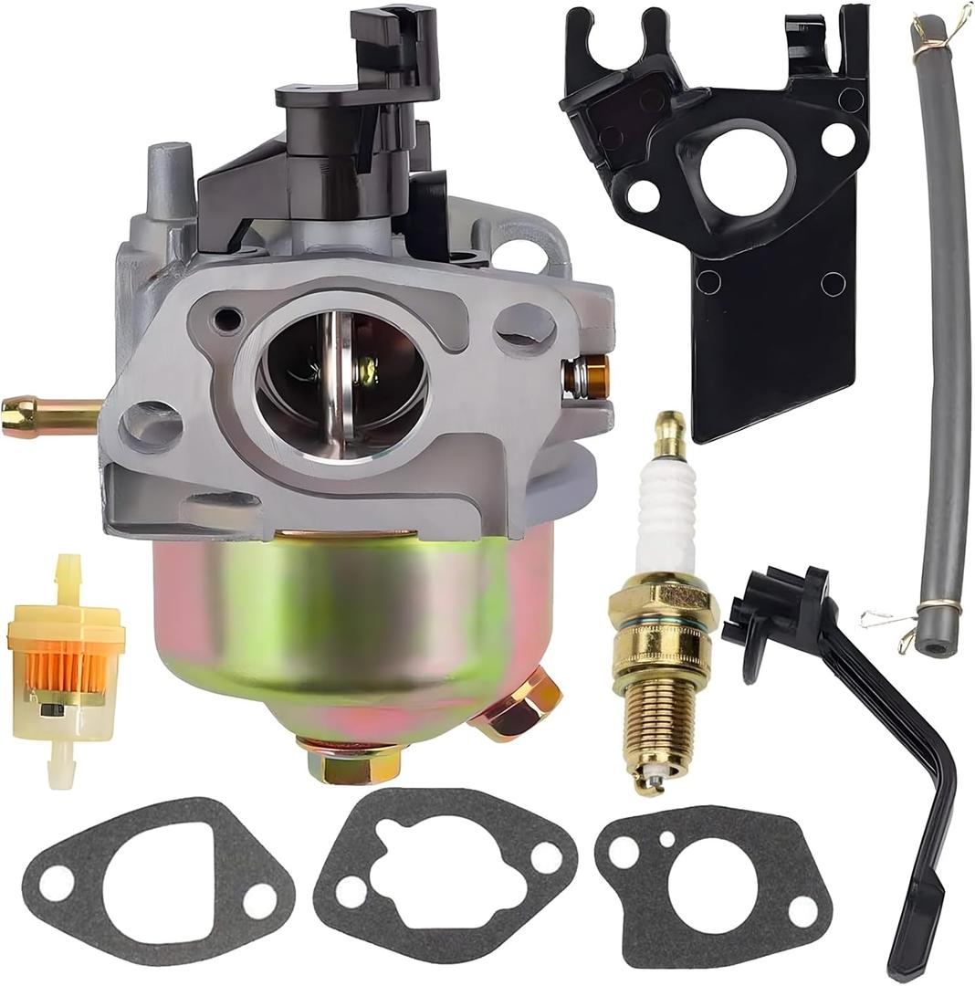 3500 Carburetor for Champion Power Equipment 3500 4000 Watts Gas Generator Engine Carb with insulator,Spark Plug Kit)