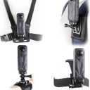 Accessories Kit for Insta360 One X5/X4/X3/X2/X, One R, X and GoPro Hero 9,New Quick Release Head Strap Mount + Chest Mount Harness + Backpack Strap Clip + 360Rotating Wrist Strap