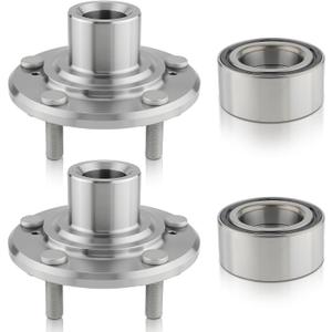 Pair of Front Wheel Hub Bearing Assy for Honda Accord 2008-2012, Crosstour 2010-2015, Accord Crosstour 2010-2011, Acura TSX 2009-2014, Replace OEM Part# 44300TA0A62, 44600TA0A00, 510095