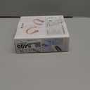 JISULIFE Portable Neck Fan, Hands-Free Bladeless, 5 Speeds, 4000 mAh Battery Operated Wearable Personal Fan, Twistable, Rechargeable, Gift for Women Men-Pink