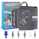 XL Blood Pressure Replacement Cuff Arm - 9"-21" Wide-Range Extra Large BP Cuff Fits from Medium to XLarge Big Arms, 6 Sizes of Connectors Compatible with Omron and Other Brands (Cuff Included Only)