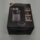 KRUPS Precision Burr Coffee Grinder: 12 Settings, 8 oz Capacity for Drip, French Press, Espresso, Pour Over, Cold Brew - Stainless Steel, 110W, Auto-Stop, Easy Clean - Coffee Grinders for Home Use