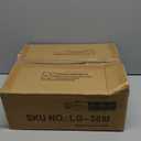 IBUYKE Velvet Round Footrest Stool Ottoman, Makeup Vanity Stool Side Table, Velvet Dressing Table Seat, Pouf Couch Stool, Golden Steel Legs, Creamy-White LG-30M (Without Storage)