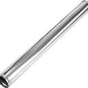 Motoforti 2.75'' Inch OD Straight Exhaust Pipe Mandrel Tube 30" Length T304 Stainless Steel Car Exhaust Pipe Tubing Piping with Bead Roll Silver Tone