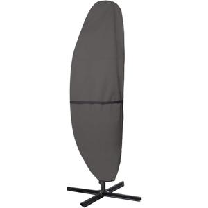 ULTCOVER Patio Parasol 600D Waterproof Outdoor Offset Banana Style Umbrella Cover - Fits Cantilever Offset Umbrella 12-14 Feet, Black