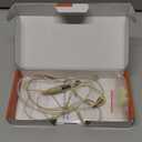 Headset/Headworn Microphone - 4 Pin Mini XLR Head Microphone for Shure Wireless System & Bodypack Transmitter  Beige Single Earhook Omnidirectional Headset Head Mic