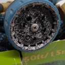 50 ft Garden HoseNo Kink,Heavy Duty,Lightweigh Flexible,Leakproof Water Hose with Sprayer Nozzle3/4" Solid Brass ConnectorsRubber Car Hoses