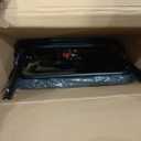 Medium Dog Stroller for Large Dogs, Pet Stroller for Medium Dogs Up to 100lbs, All-Terrain with Handle & Canopy, Storage Organizer, Waterproof Oxford Fiber Black