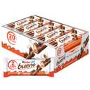 Kinder Bueno Milk Chocolate Bars with Crispy Wafer and Hazelnut Cream, 20 Count, 2 Bars per Pack, 1.5 oz Each (EXP 07/20/26)