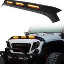 Hooke Road Hood Protector for 2007-2018 Jeep Wrangler JK & JKU 2/4 Doors