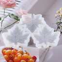 3D Maple Leaf Lollipop Mold Set 2 Pcs Maple Leaf Shaped Silicone Mold with 20 Pcs Lollipop Sticks Durable Mould for Resin Casting Epoxy Candy Chocolate Baking Cake Topper Decoration