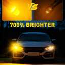 AUXITO Latest 3157 LED Bulb Amber, 3157A LED Turn Signal Bulb, 700% Brighter 3156 3057 4157 3457 4057 4114 LED Bulbs with Projector for Parking DRL Reverse Tail Brake Blinker Marker Light, Pack of 2