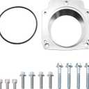 WMPHE LS Throttle Body Adapter 92mm Compatible with LS1 3 Bolt Intake Manifold to LS3 4 Bolt Replacement for 551513 LS6 LS LR4 LQ4 LS6 L59 LQ9 LM4 L33 LSX 4.8L 5.3L 5.7L 6.0L