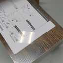 QEEIG Floating Shelves for Wall Bathroom Shelf Bedroom Kitchen Living Room Hanging Book Shelves Small Farmhouse Decor 16 inch Set of 3, Rustic Brown (015-BN3)