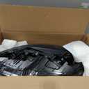 Headlight Assembly for 2010-2013 Kia Forte/Koup LX EX SX, Passenger & Driver Side Halogen Headlamp with Clear Lens Black Housing Amber Reflector, 1 Pair