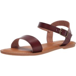 Amazon Essentials Women's Open Toe Buckle Ankle Strap Slingback Sandals