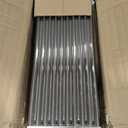 Cast Iron Grill Grates and Stainless Steel Emitter Plates for Char-Broil 463247311, 463231711, 463247512, 463271314, 463241414, 463224912, 463248208, 463247310, Kenmore 463268107 Gas Grills