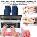 Homie Reading Pillow with Reading Light and Wrist Support, Has Arm Rests, and Back Support for Bed Rest, Lounging, Reading, Working on Laptop, Watching TV (Pink)