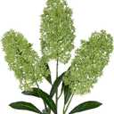 Briful Artificial Skimmia Flower Stems 3PACK 25.6in Tall Faux Floral Branches Fake Plant Picks for Vase Floral Arrangement Home Wedding Centerpiece Decor (Dark Green)